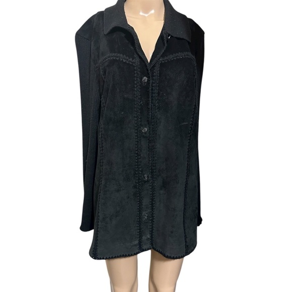 Pamela McCoy Jackets & Blazers - Pamela McCoy vintage Elegant Black Long-Sleeve jacket